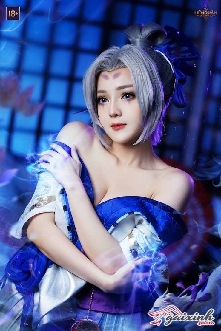 anh gai xinh cosplay lien quan